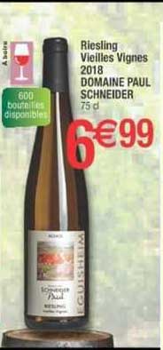 riesling vieilles vignes 2018 domaine paul schneider