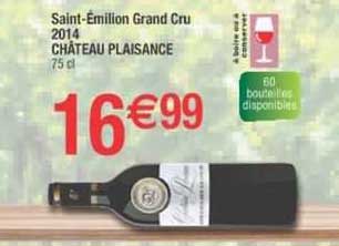 saint-émilion grand cru 2014 château plaisance