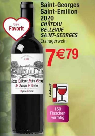 saint-georges saint-emilion 2020 château bellevue saint-georges