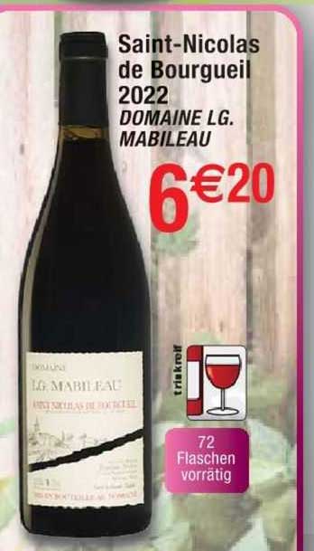 saint-nicolas de bourgueil 2022 domaine lg. mabileau