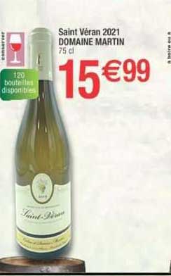 saint véran 2021 domaine martin
