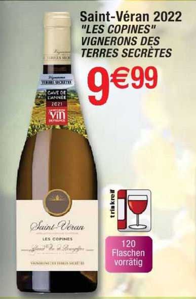 saint-véran 2022 "les copines" vignerons des terres secrètes