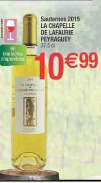 sauternes 2015 la chapelle de lafaurie peyraguey