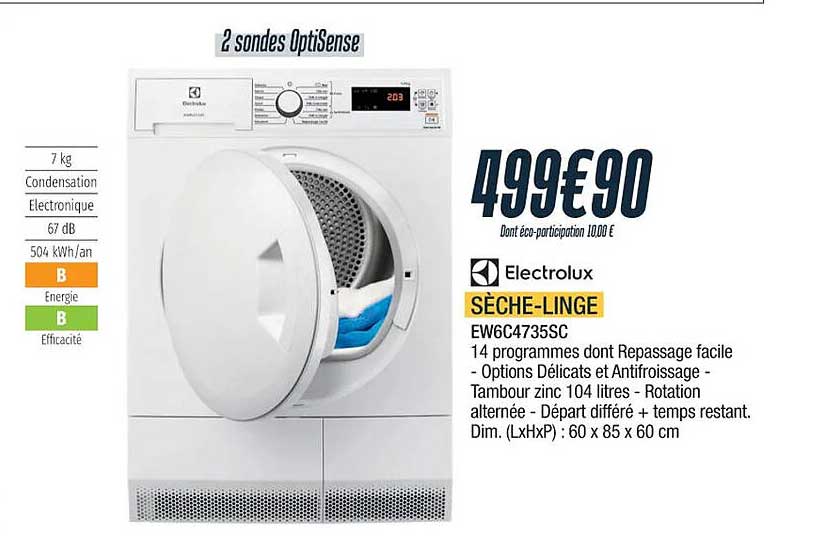 sèche-linge electrolux