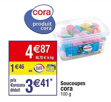 soucoupes cora