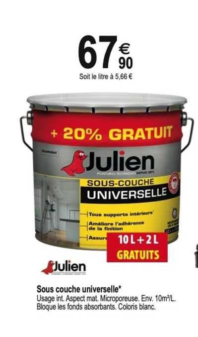 sous couche universelle julien