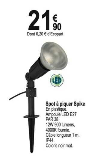 spot à piquer spike