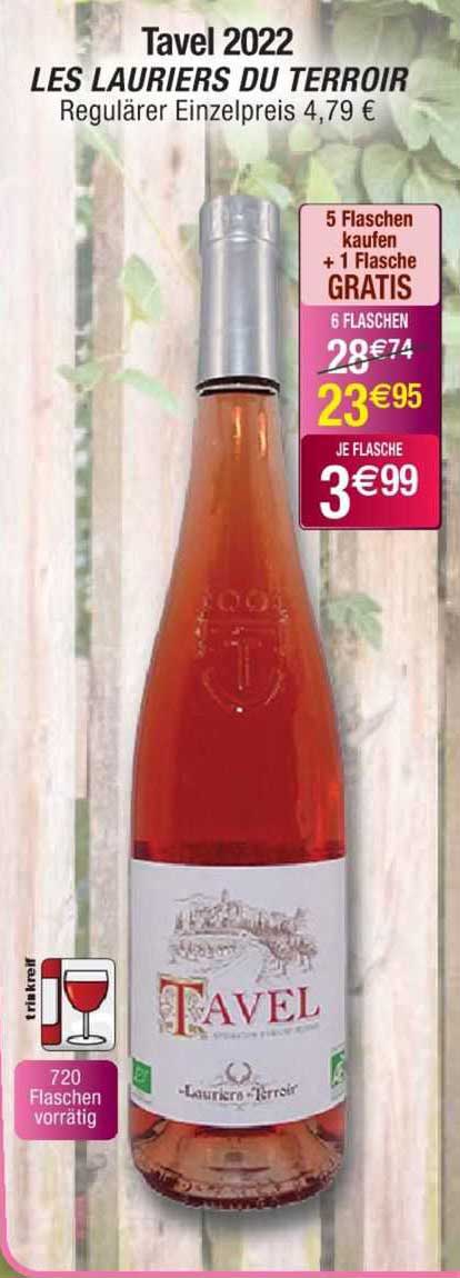 tavel 2022 les lauriers du terroir