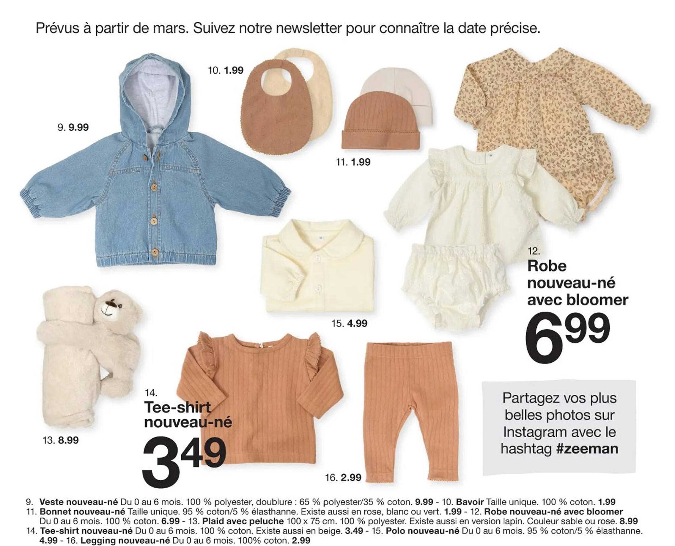 tee-shirt nouveau-né ou robe nouveau-né avec bloomer