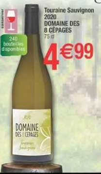 Touraine Sauvignon 2020 Domaine Des 8 Cépages