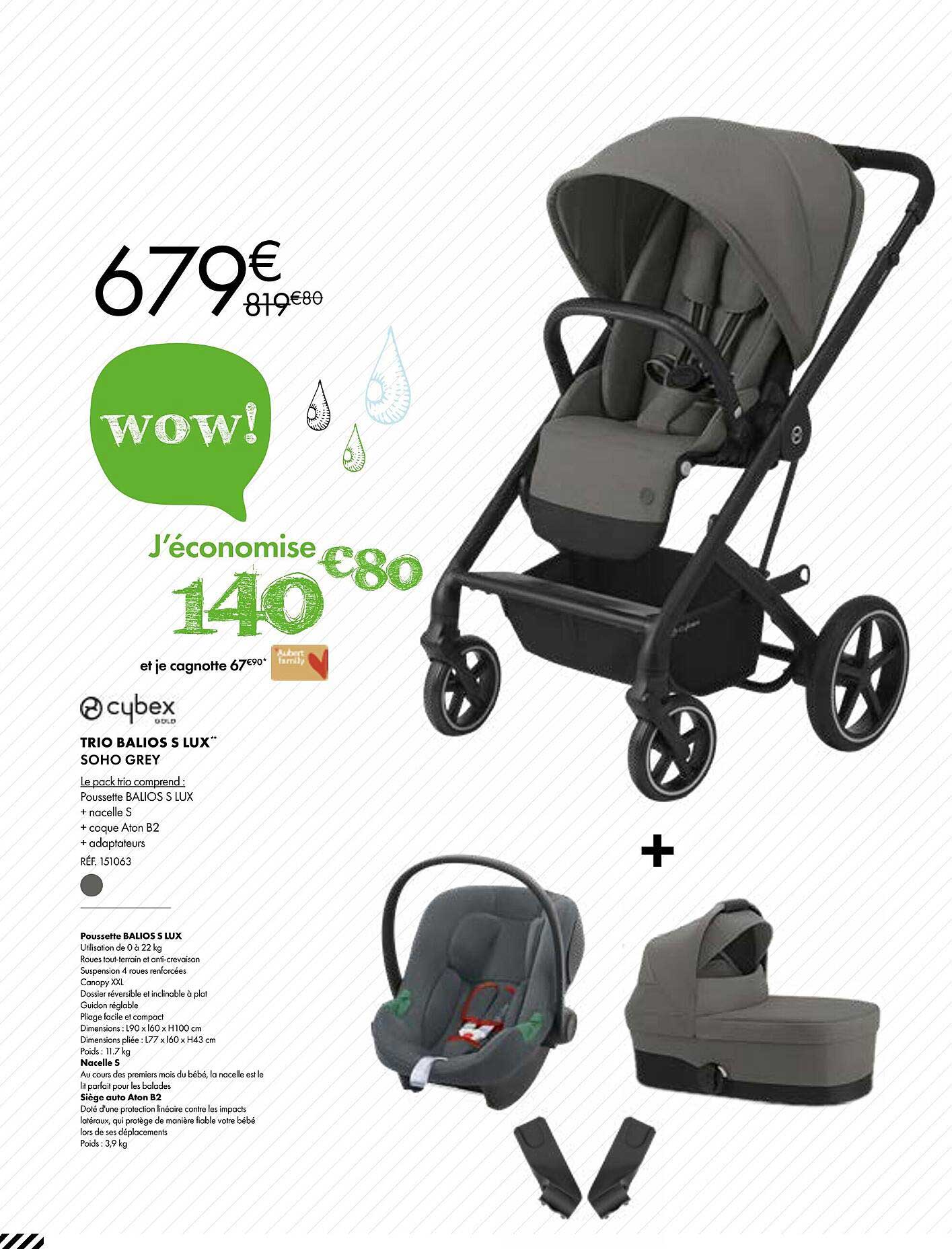 trio balios s lux soho grey