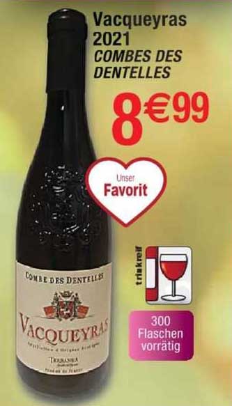 vacqueyras 2021 combes des dentelles