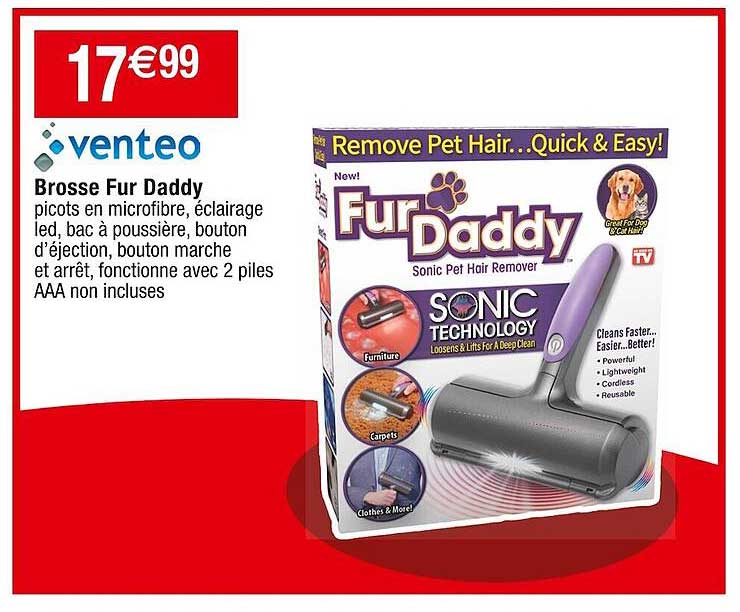 venteo brosse fur daddy