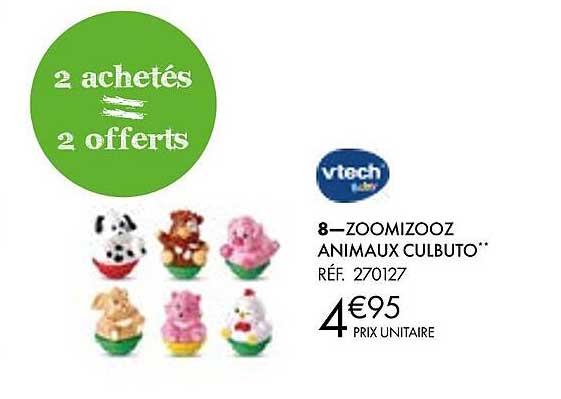 Vtech Zoomizooz Animaux Culbuto