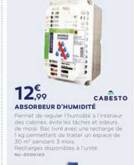 absorbeur d'humidité cabesto
