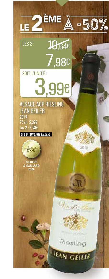 alsace aop riesling jean geiler