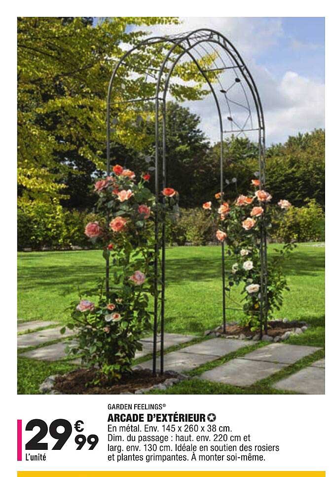 arcade d'extérieur garden feelings