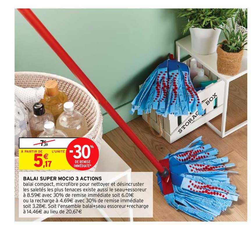 balai super mocio 3 actions