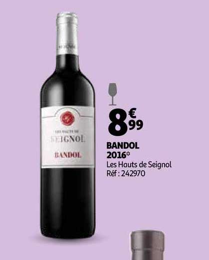 Bandol 2016 Les Hauts De Seignol