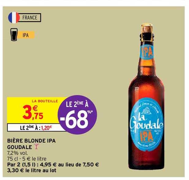 Bière Blonde Ipa Goudale