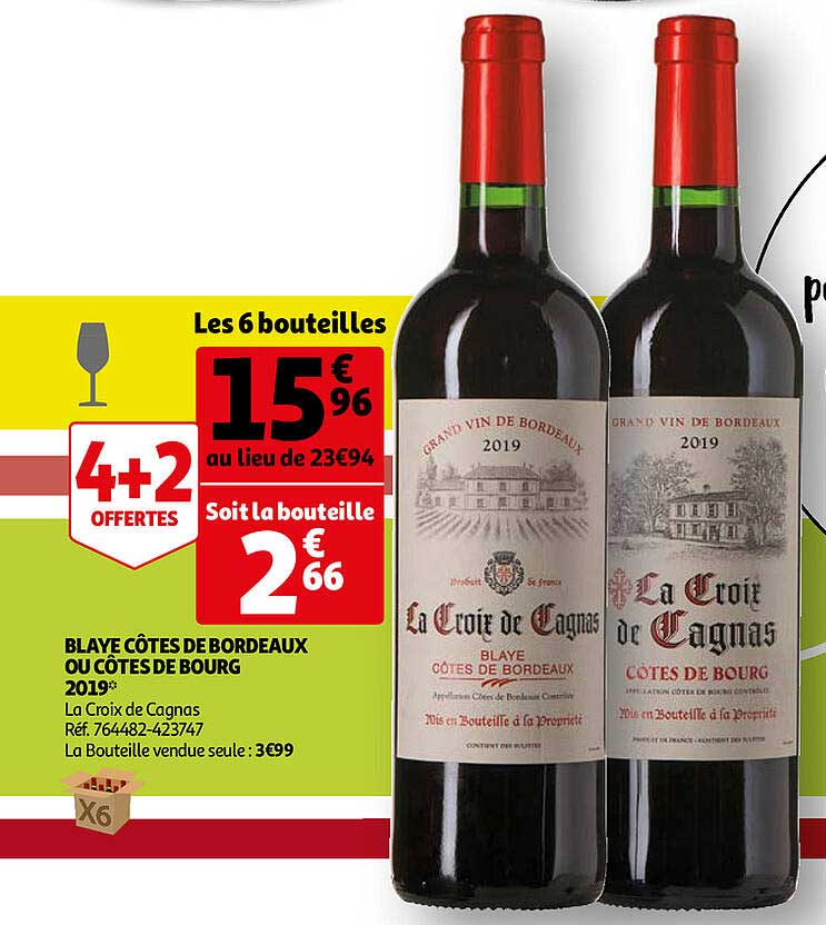 blaye côtes de bordeaux ou côtes de bourg 2019 la croix de cognas