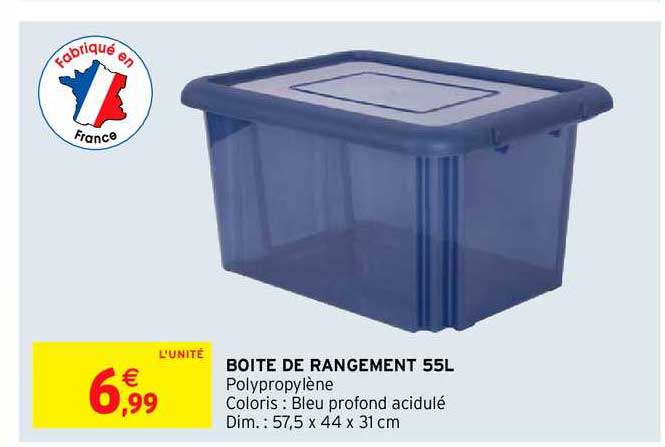 Boîte De Rangement 55l
