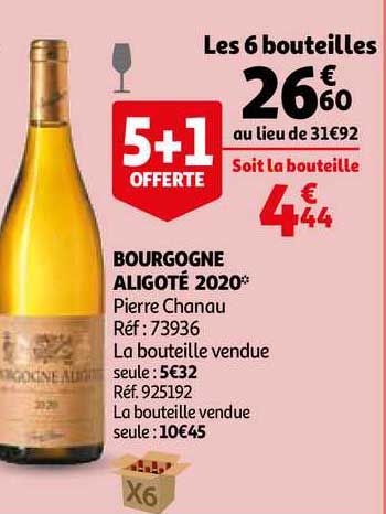 bourgogne aligoté 2020 pierre chanau