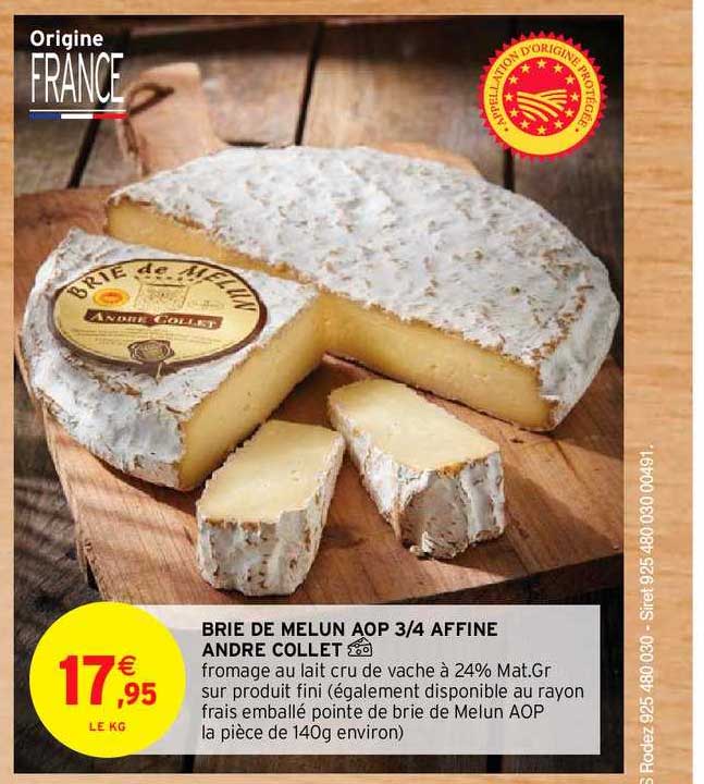 brie de melun aop 3-4 affine andré collet
