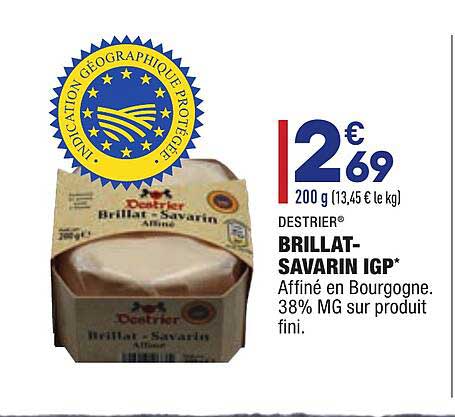 brillat-savarin igp destrier