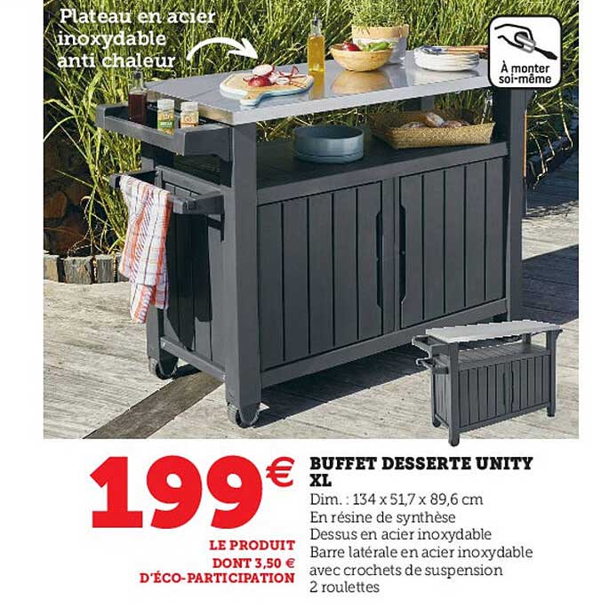 buffet desserte unity xl