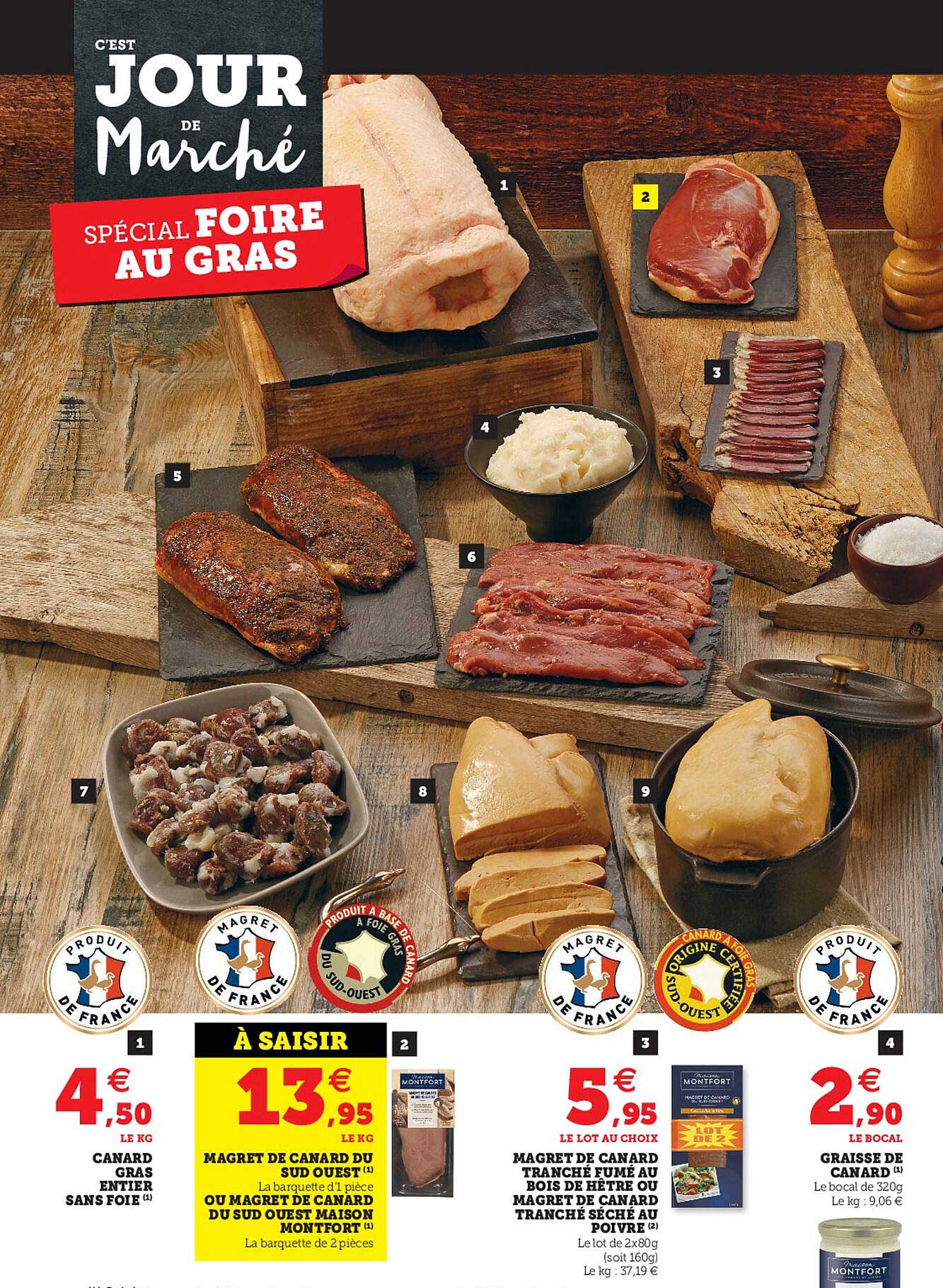 canard gras entier sans foie, magret de canard ou sud ouest ou magret de canard du sud ouest maison montfort