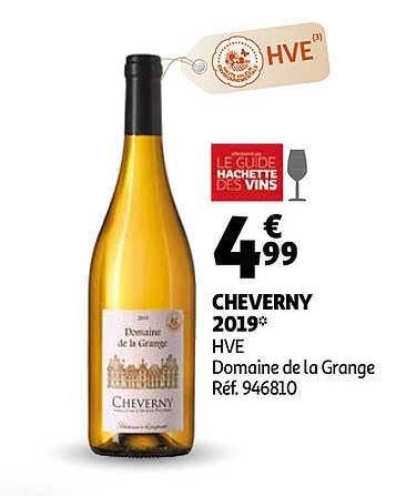 cheverny 2019 hve domaine de la grange