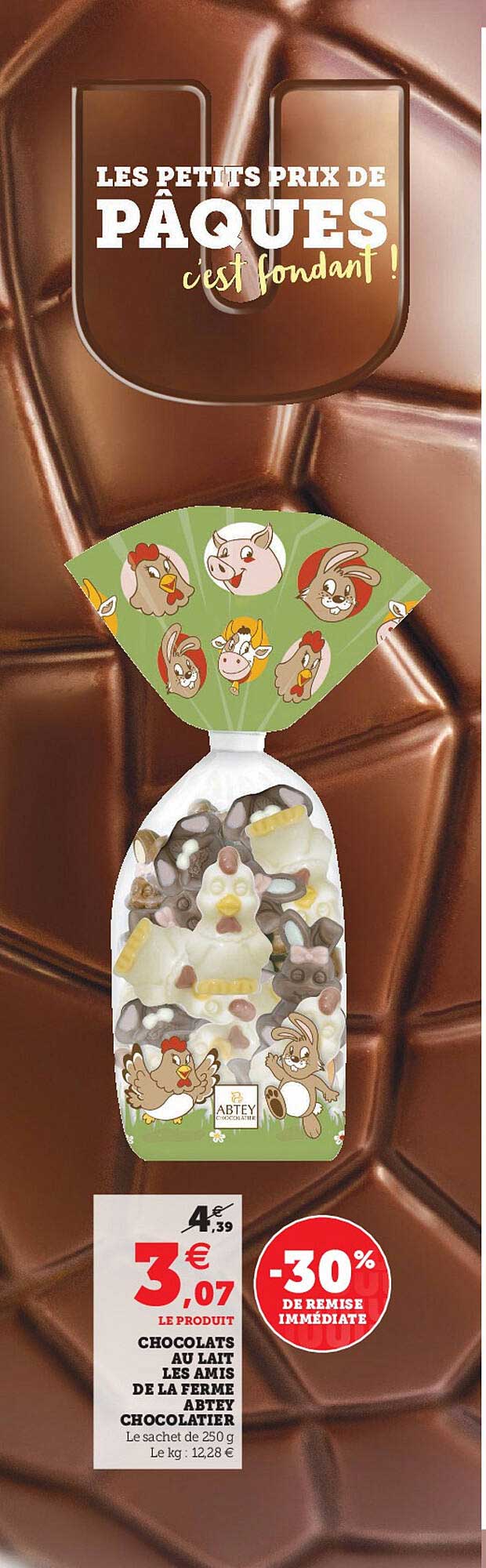 chocolats au lait les amis de la ferme abtey chocolatier