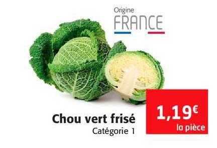 chou vert frisé