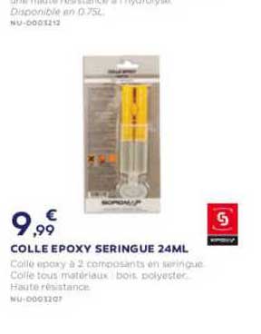colle epoxy seringue