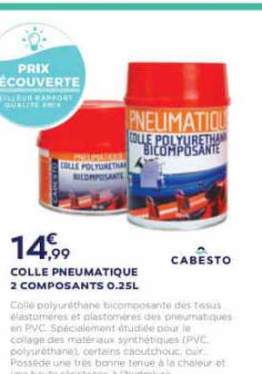 colle pneumatique 2 composants cabesto