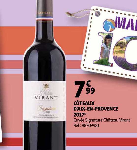 côteaux d'aix-en-provence 2017 cuvée signature château virant