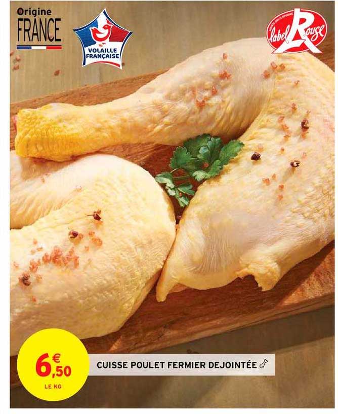 Cuisse Poulet Fermier Déjointée