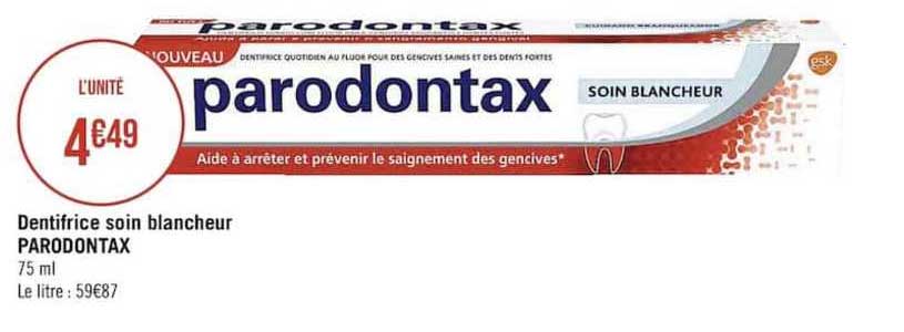 Dentifrice Soin Blancheur Parodontax