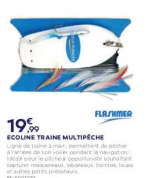 ecoline traine multipêche flashmer