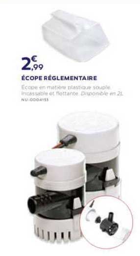 écope réglementaire