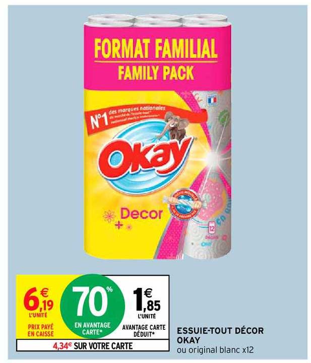essuie-tout décor okay