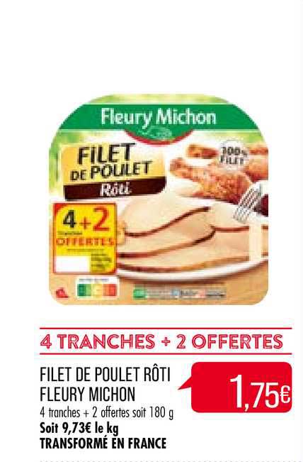 filet de poulet rôti fleury michon