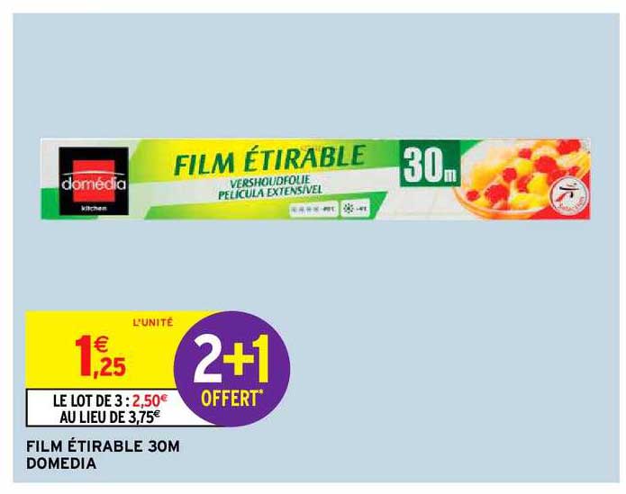 film étirable 30m domedia