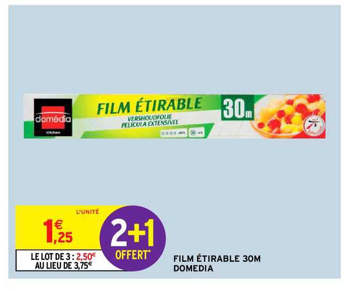 film étirable 30m domedia