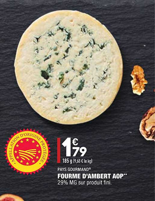fourme d'ambert aop pays gourmand