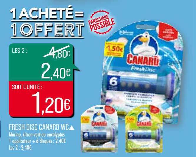 fresh disc canard wc