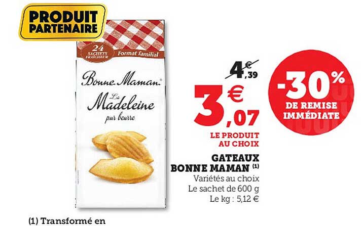 gâteaux bonne maman