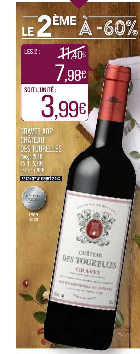 graves aop château des tourelles