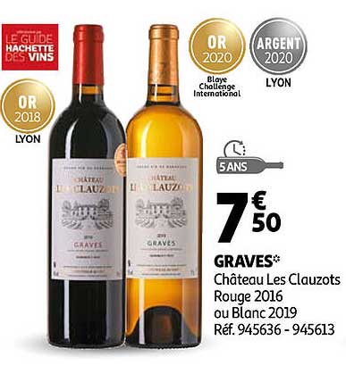 Graves Château Les Clauzots Rouge 2016